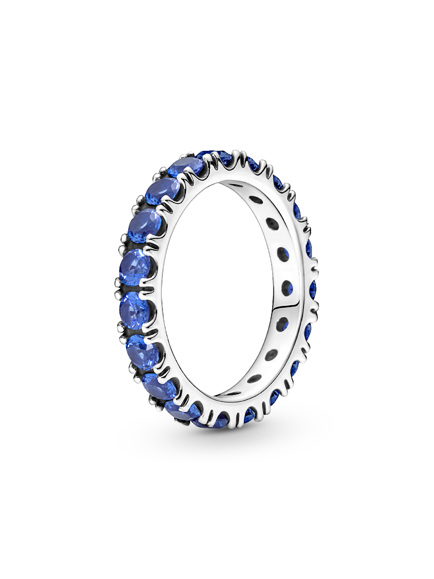 Anillo Eternidad Fila Brillante
