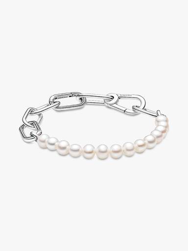 Brazalete De Perlas Cultivadas De Agua Dulce Pandora Me 15 cm