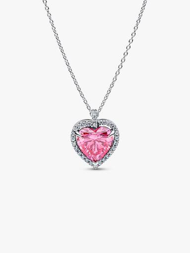 Collar Coiller CorazónRosa Halo