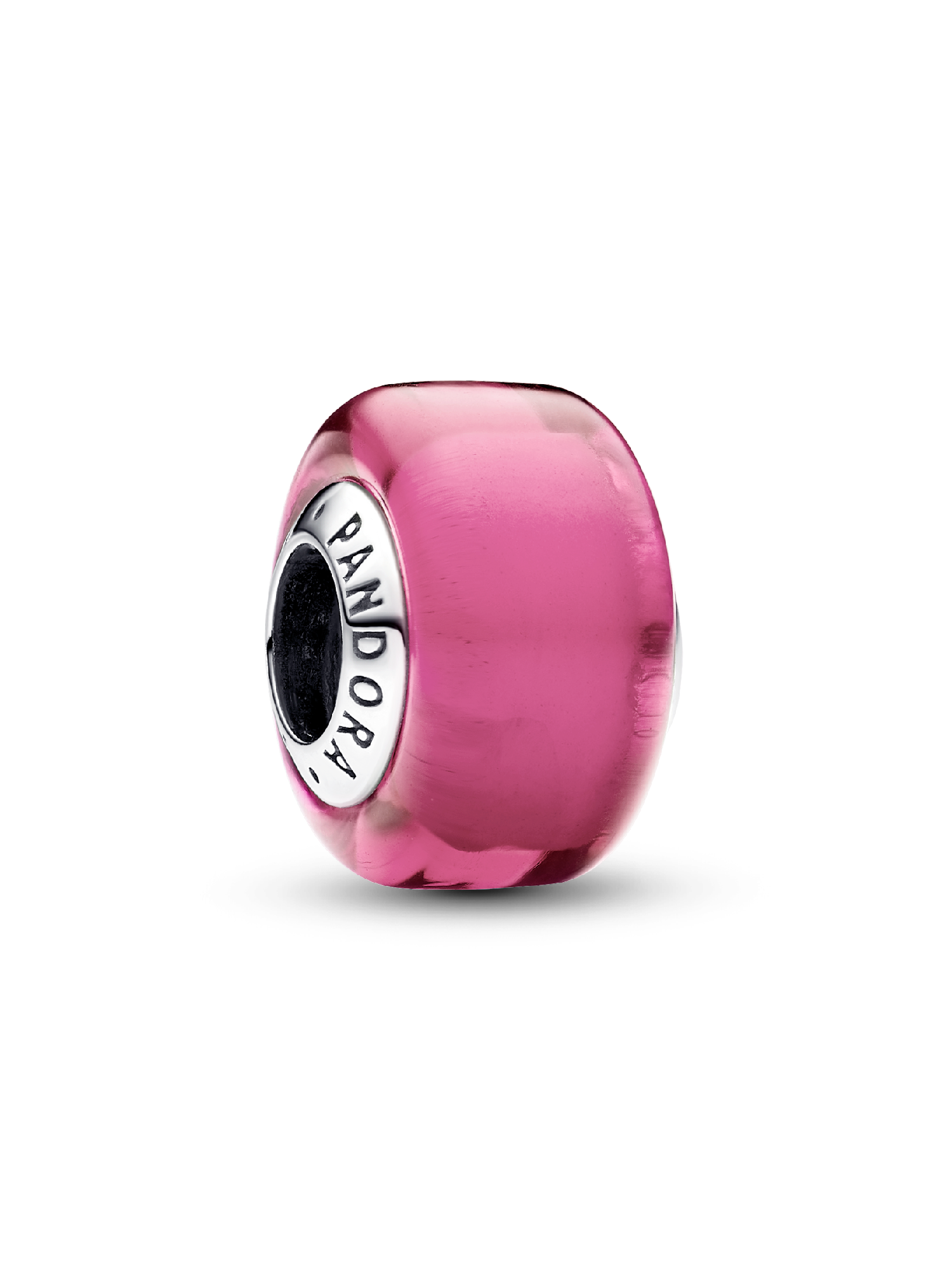 Charm Mini Cristal de Murano Rosa
