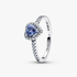 Anillo Corazón Elevado Brillante Anillo Corazón Elevado Brillante
