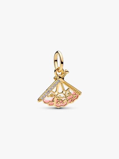 Charm Colgante Abanico de Mulan de Disney