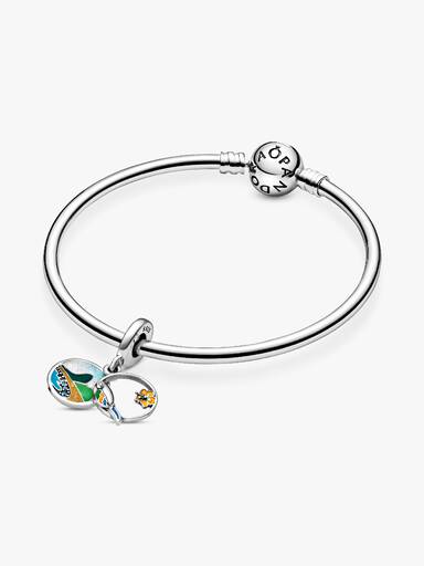 Charm Colgante Playa y Perico de Brasil