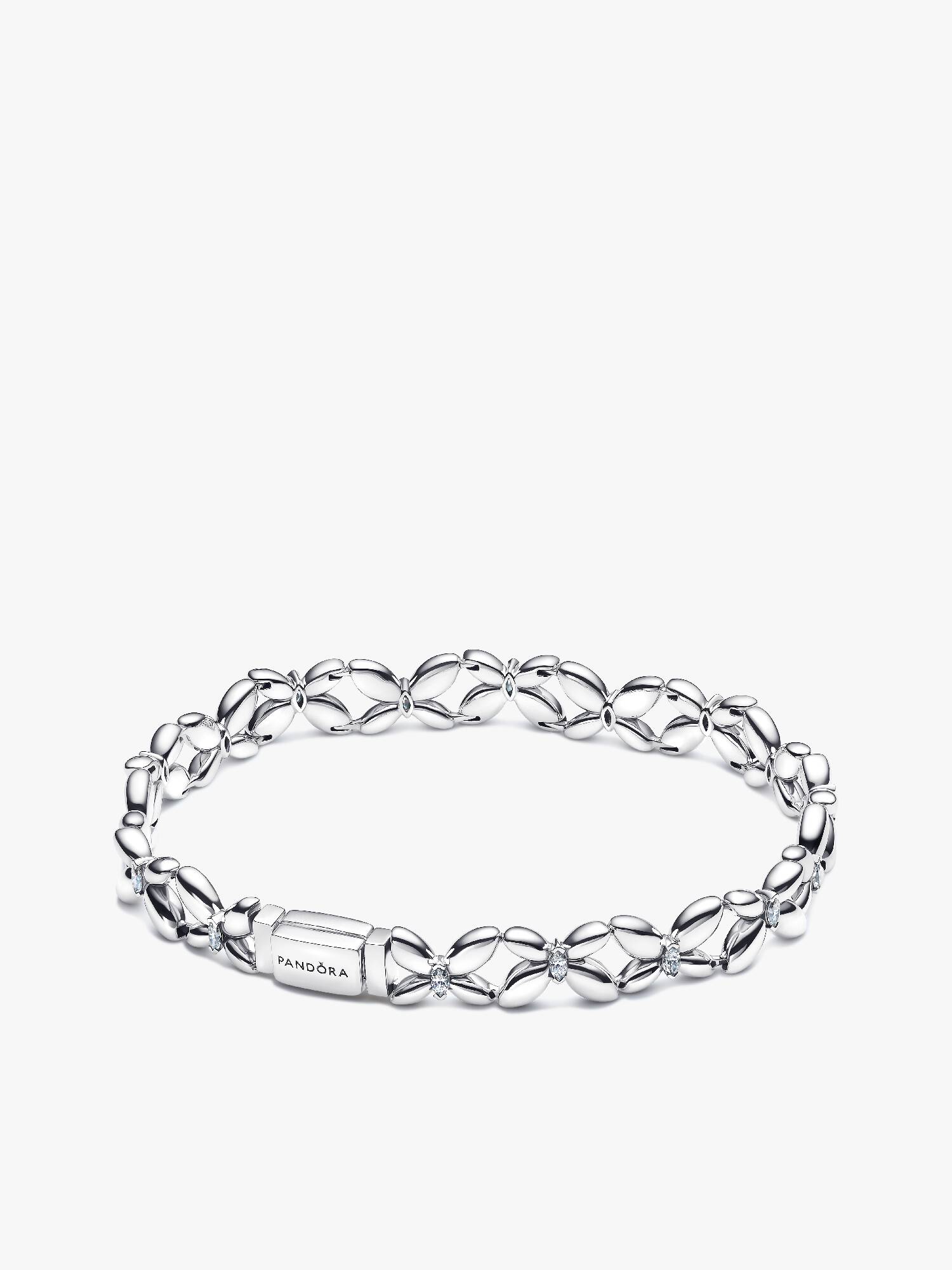 Brazalete de eslabones de mariposa