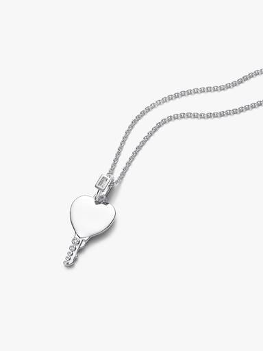 Colgante llave de Corazón Grabable