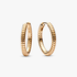 Aros de argolla Pandora Moments para Charm Pequeños Bañado en Oro de 14k Aros de argolla Pandora Moments para Charm Pequeños Bañado en Oro de 14k