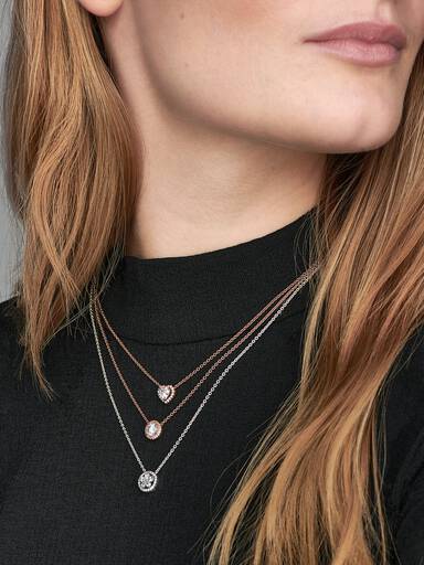 Collar collier Corazón reluciente