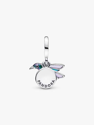 Charm Colgante Doble Colibrí