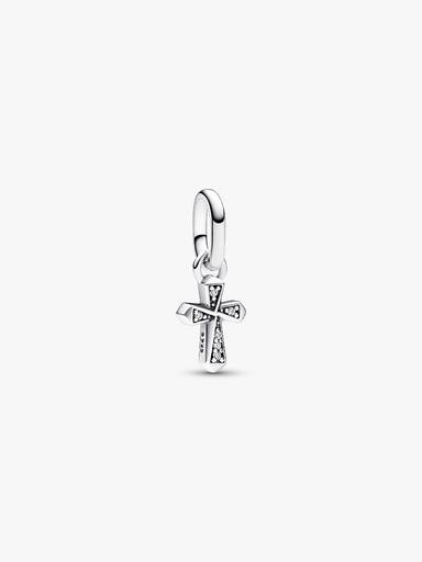 Charm colgante mini cruz brillante Pandora ME
