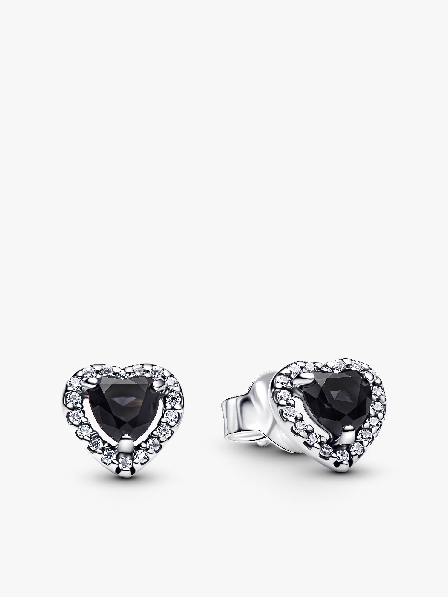 Aros de botón Corazón elevado