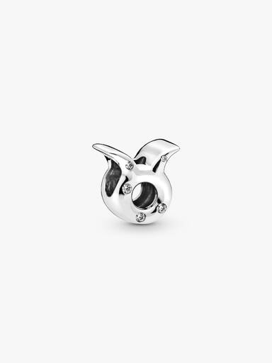 Charm del zodíaco Tauro resplandeciente
