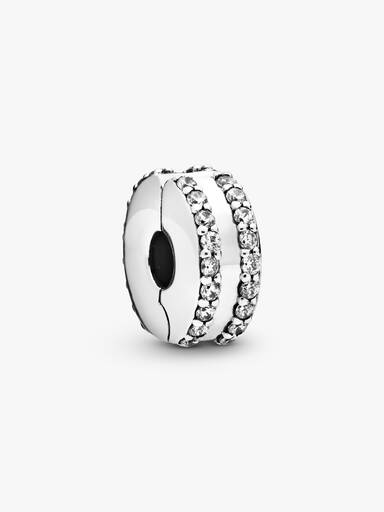 Charm Sujetador Doble línea de pavé