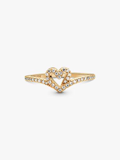 Anillo Corazón Deseo Brillante