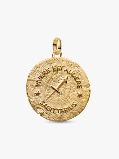 Charm Medallón del Signo del Zodiaco Sagitario