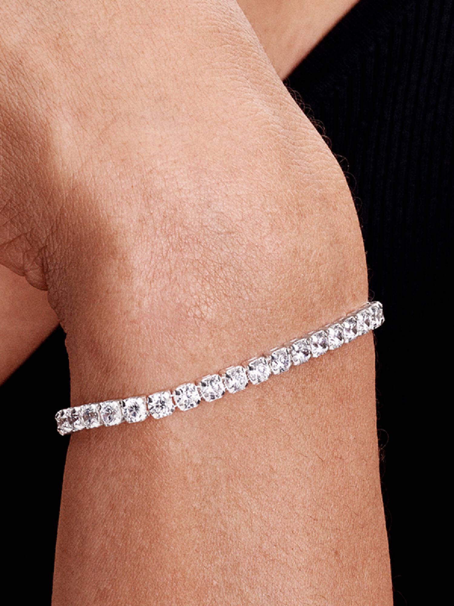 Brazalete Tenis Ancha Brillante