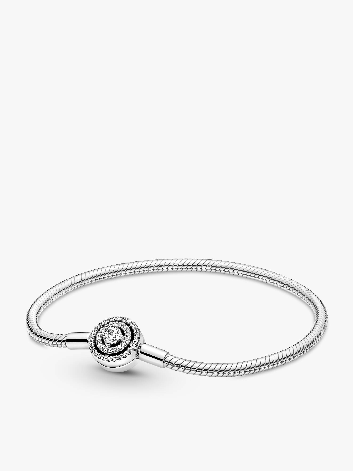 Brazalete Pandora Moments Cadena De Serpiente Halo 16 cm