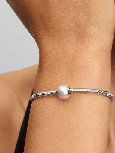 Charm Blanco Redondo Talla única