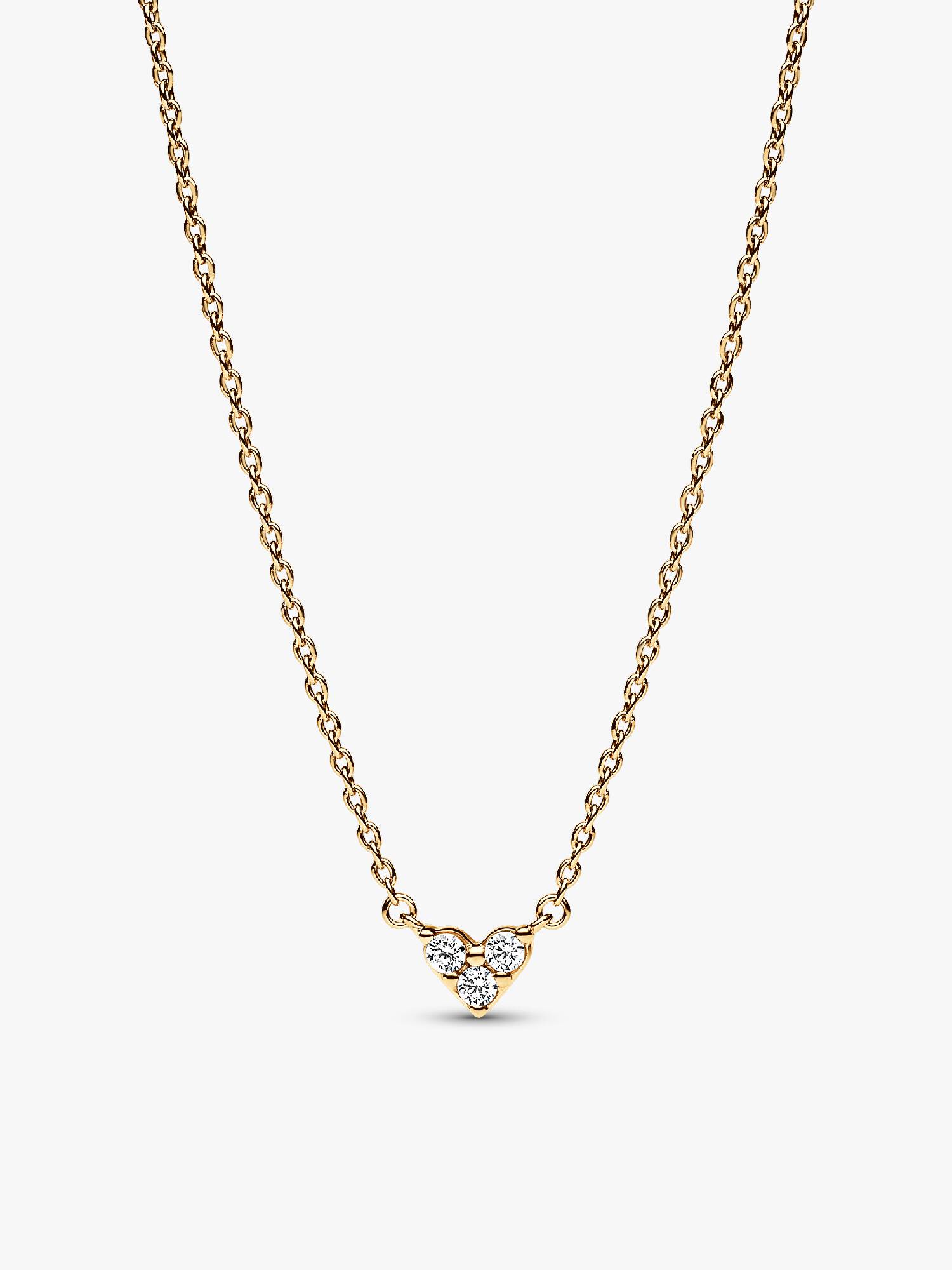 Collar Corazón triple Gema