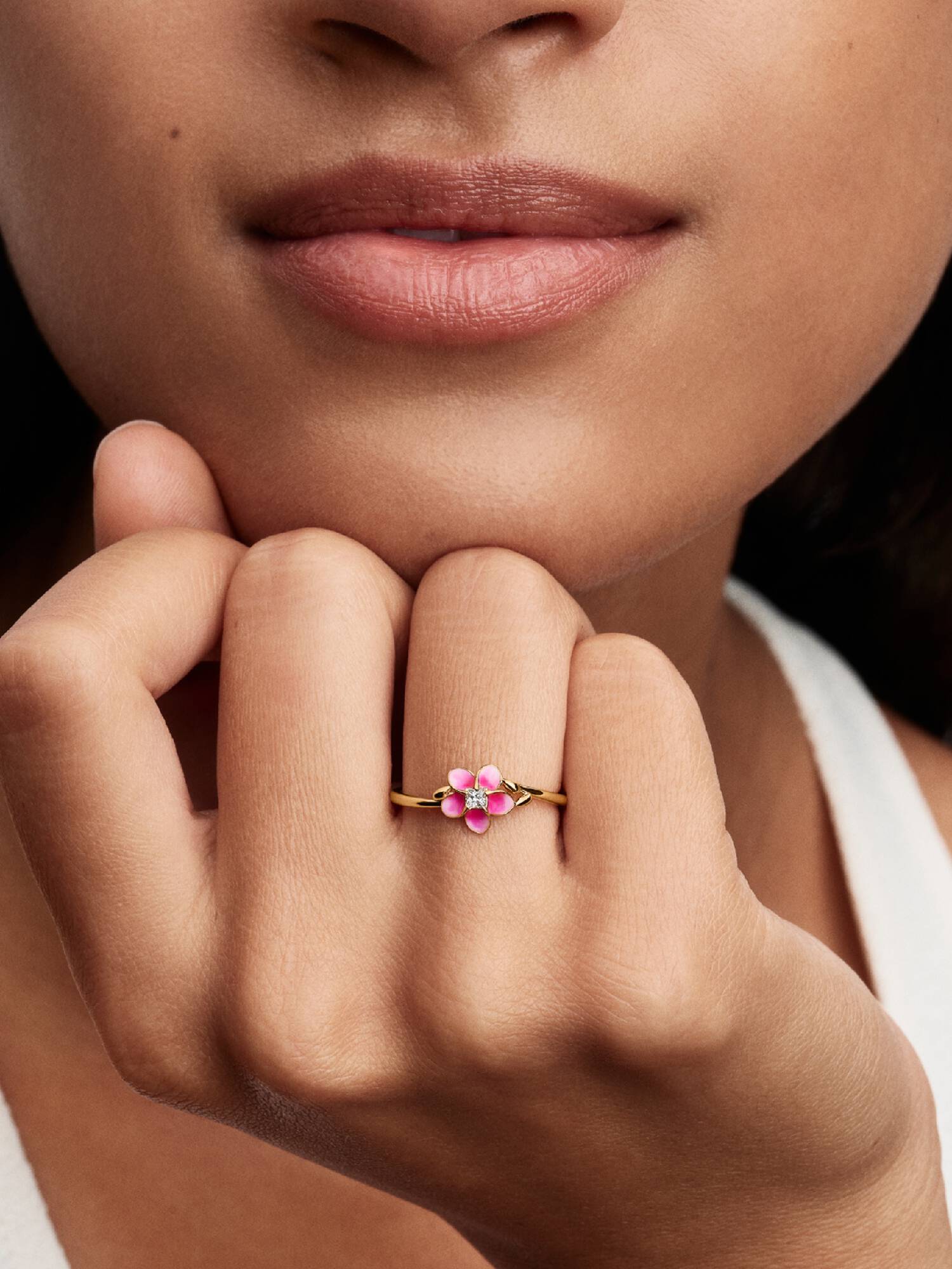 Anillo Flor de Moana de Disney 