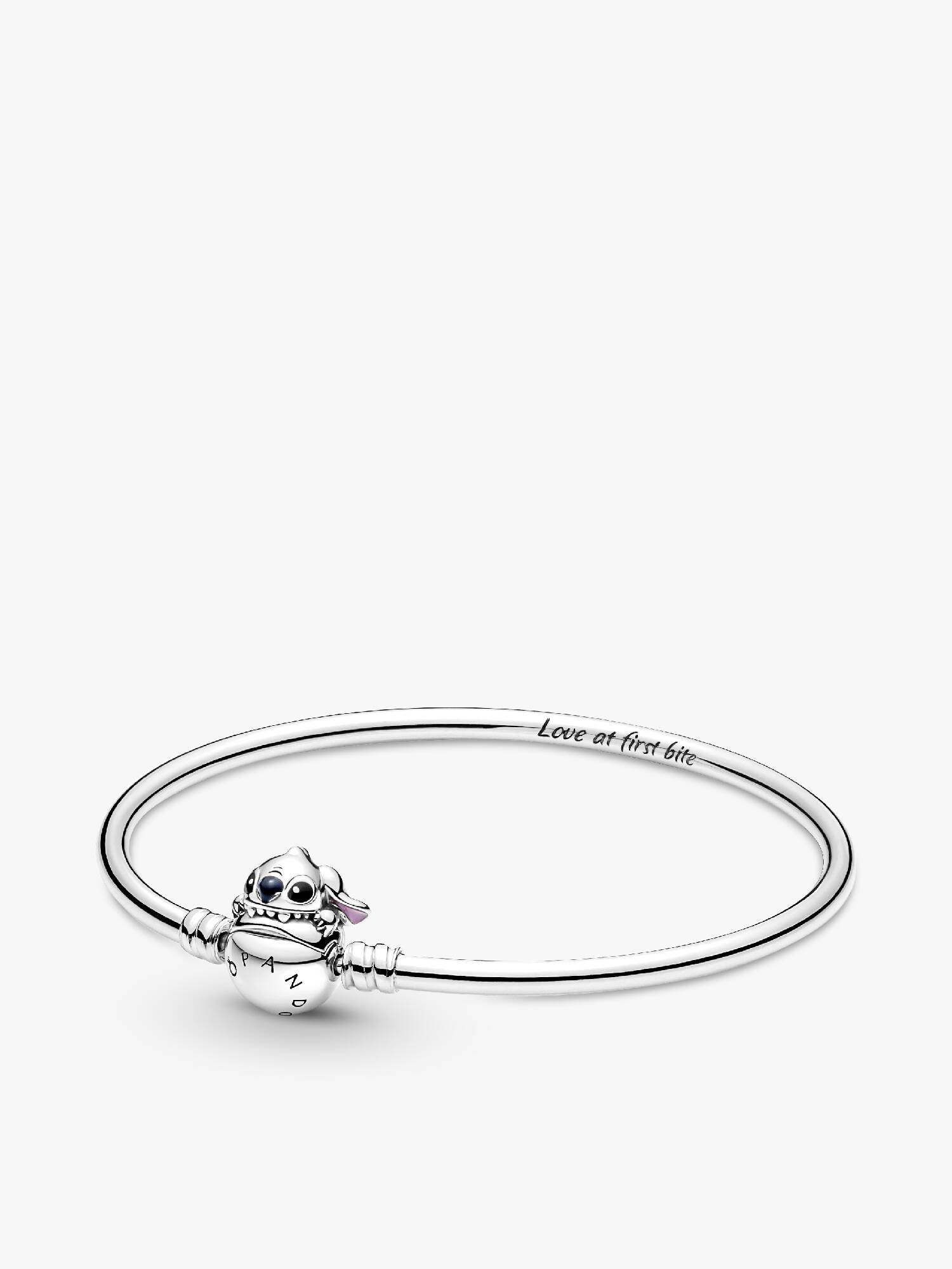 Brazalete rígido con cierre Mordida de Stitch de Disney Pandora Moments 17 cm