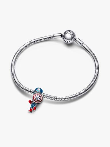 Charm Capitán América de Los Vengadores de Marvel
