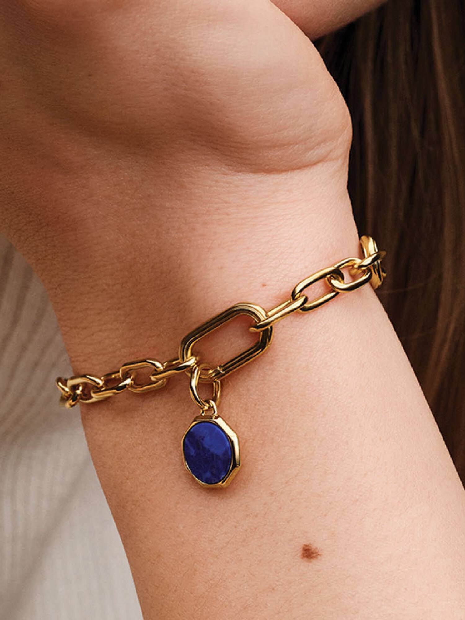 Charm Mini Medallón Grabable Pandora ME Azul Talla única