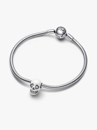 Charm Calavera Brillante que Brilla en la Oscuridad