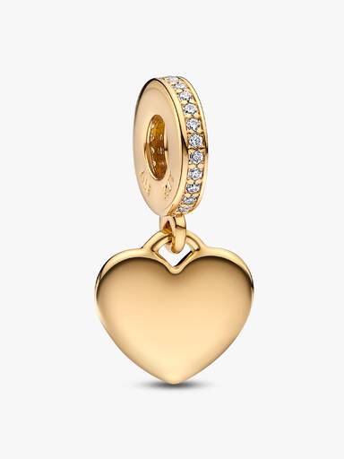 Charm colgante Corazón grabable Talla única