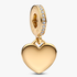 Charm colgante Corazón grabable Talla única Charm colgante Corazón grabable Talla única