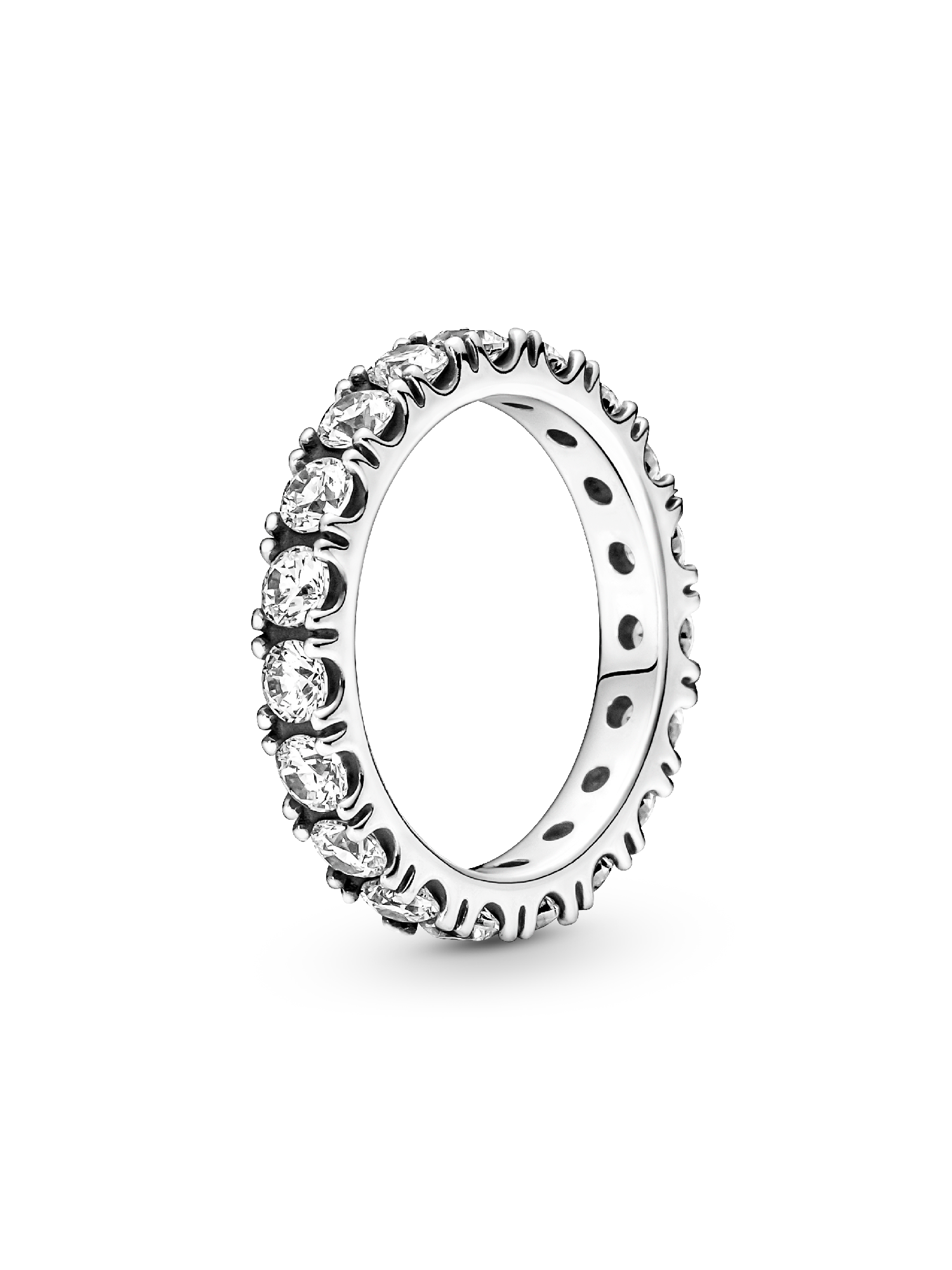 Anillo En Plata De Ley Eternity Brillante 48