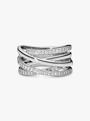Anillo Entrelazado esterlina