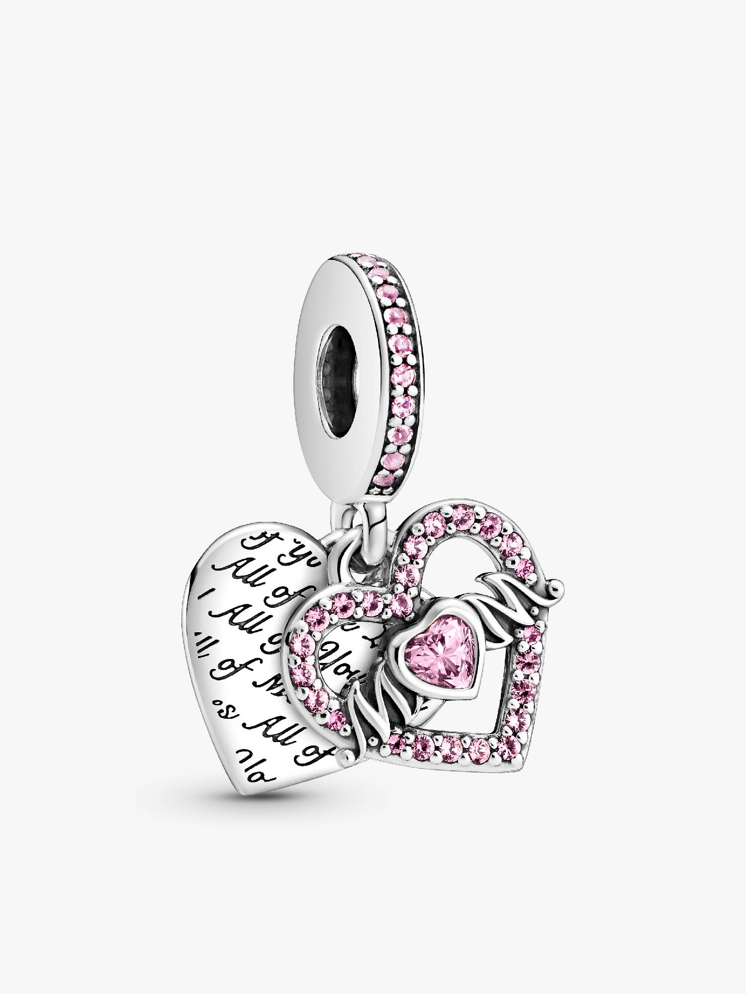 Charm Colgante Corazón Y Mamá