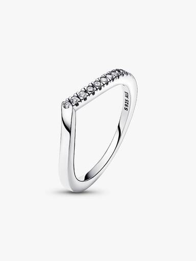 Anillo Medio Deseo Brillante de Pandora Timeless