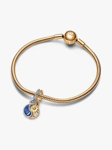 Charm Colgante Sol y Luna Divisible