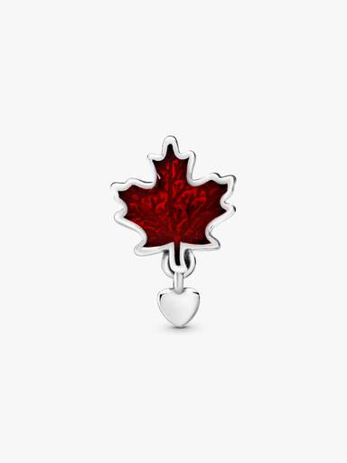 Charm Hoja de Arce Rojo de Canadá Talla única