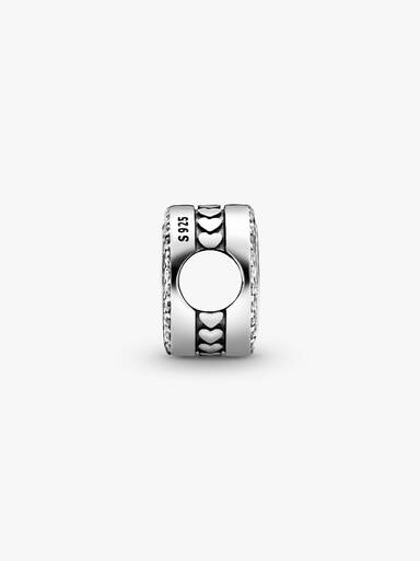 Charm de Botón Brillante para Grabar Plateado