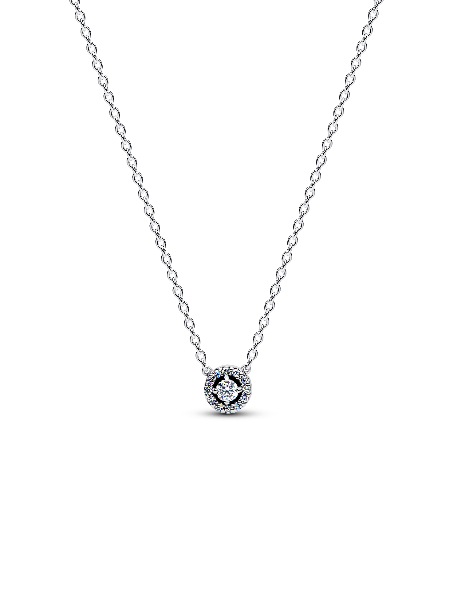 Collar Halo Redondo Brillante