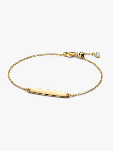 Brazalete de Cadena de Barra Grabable