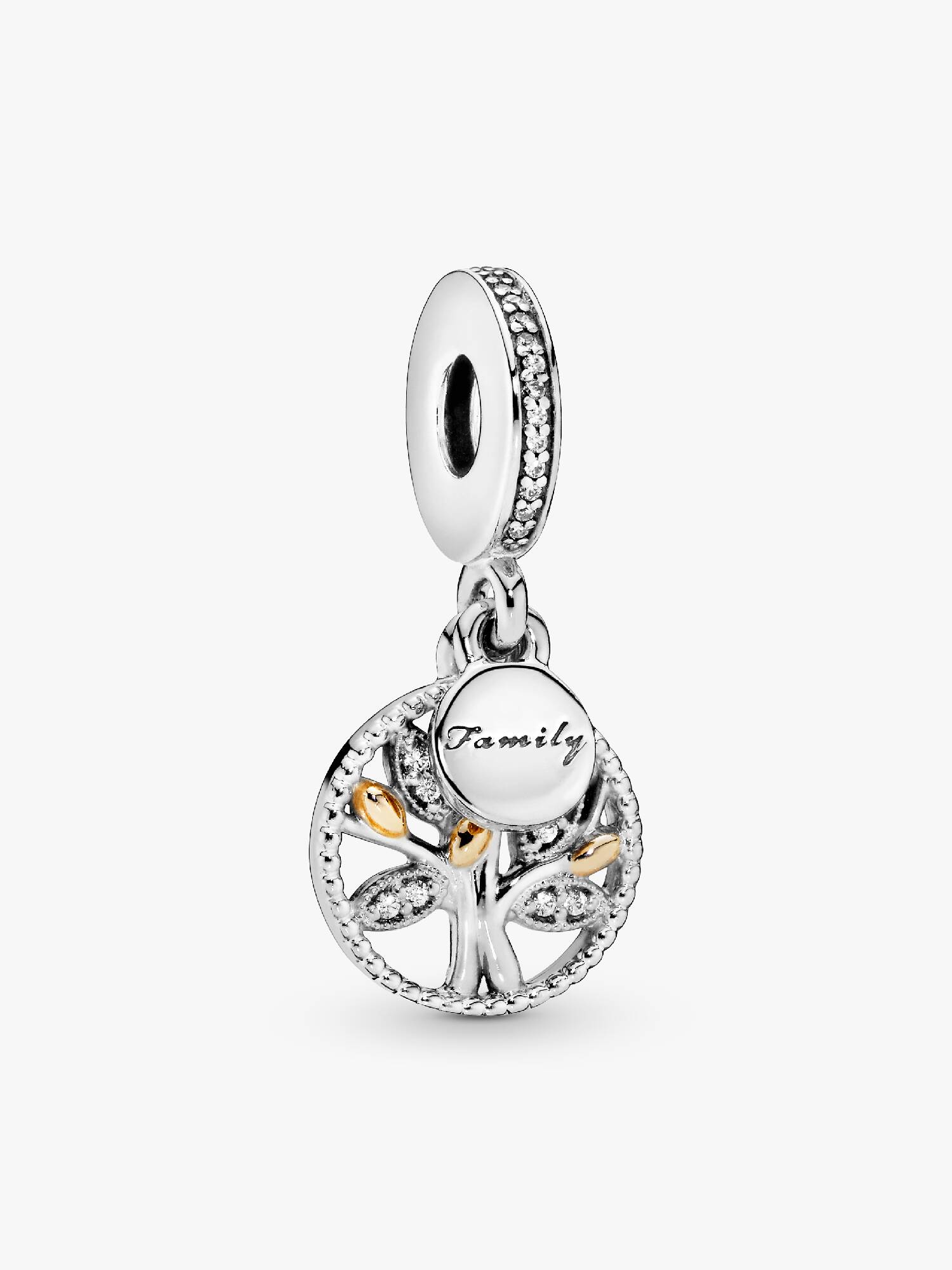 Charm Colgante Generaciones De Familia Dos Tonos