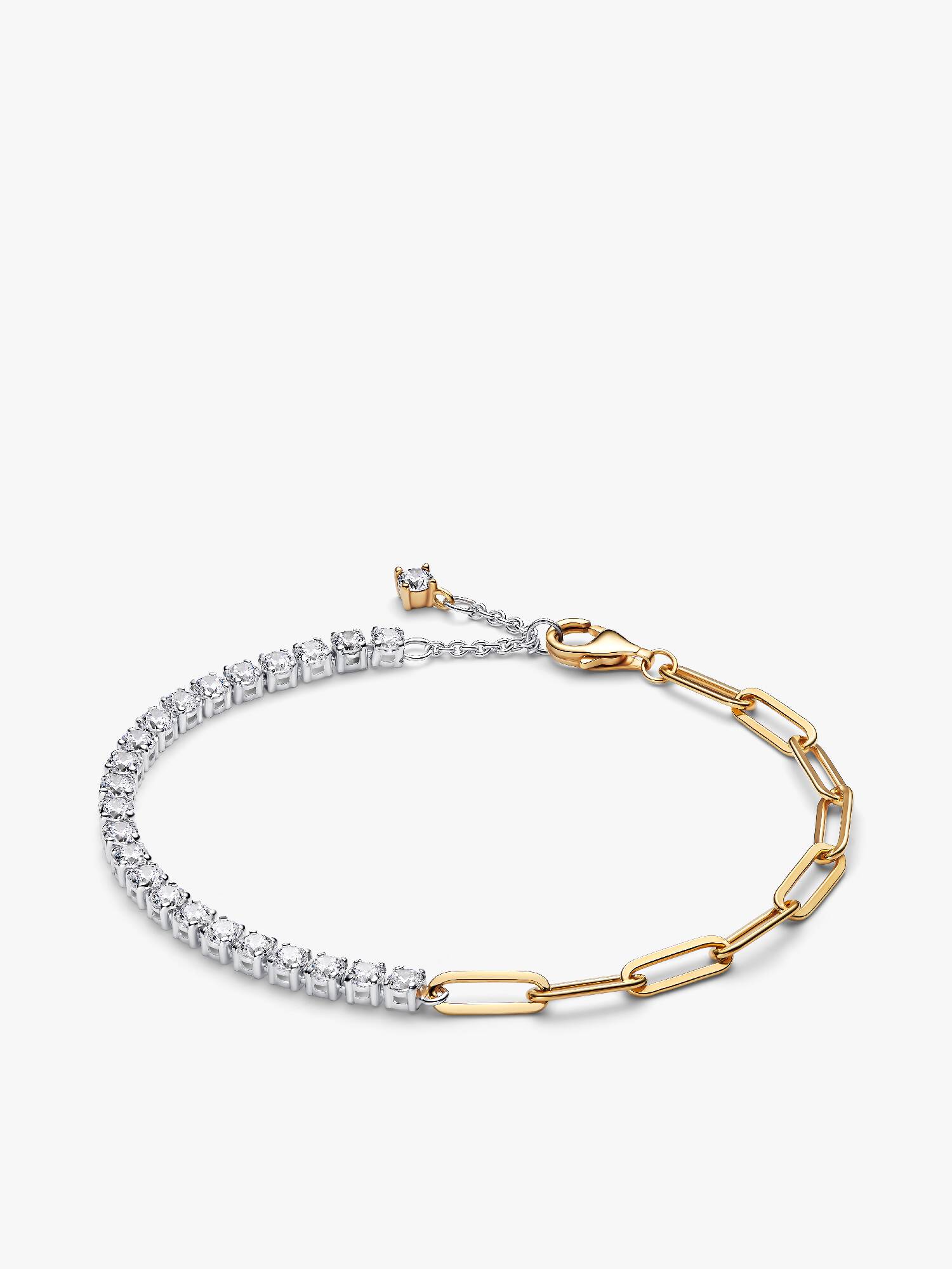Brazalete de tenis y eslabones