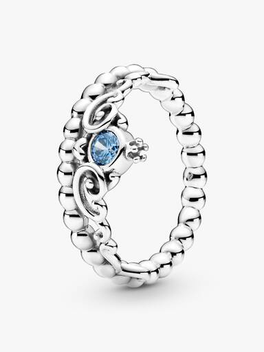Anillo Tiara azul de Cenicienta de Disney