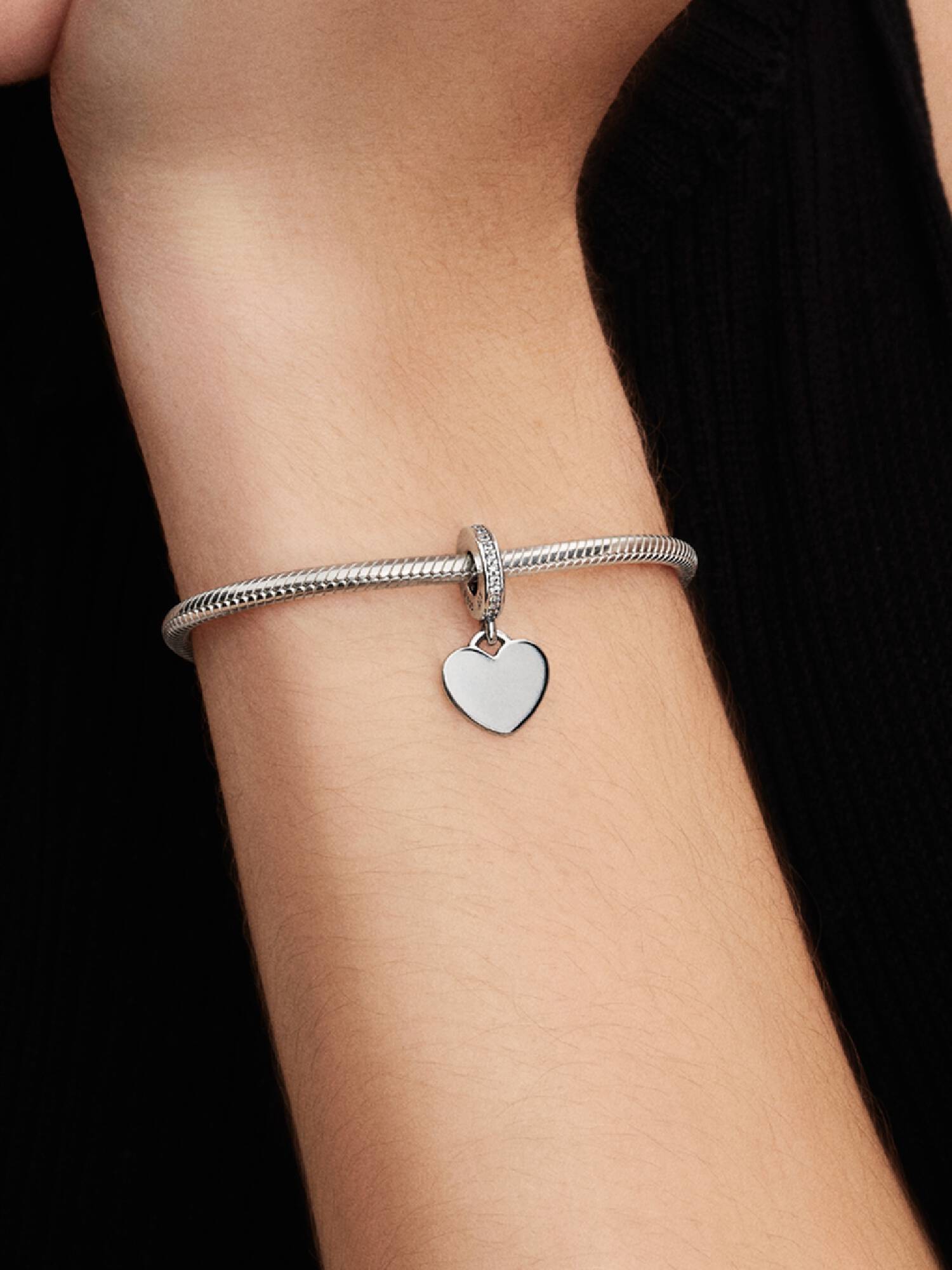 Dije colgante Corazón para grabable