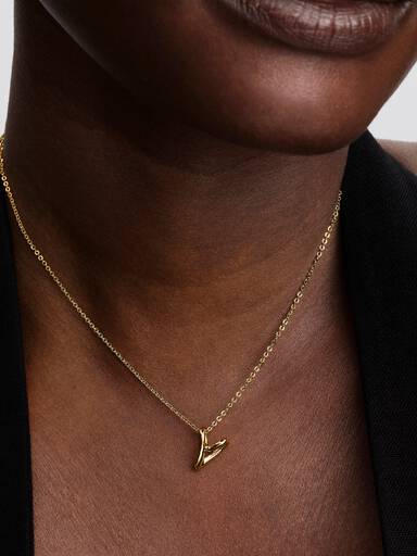 Collar con dije pequeño Corazón de forma orgánica