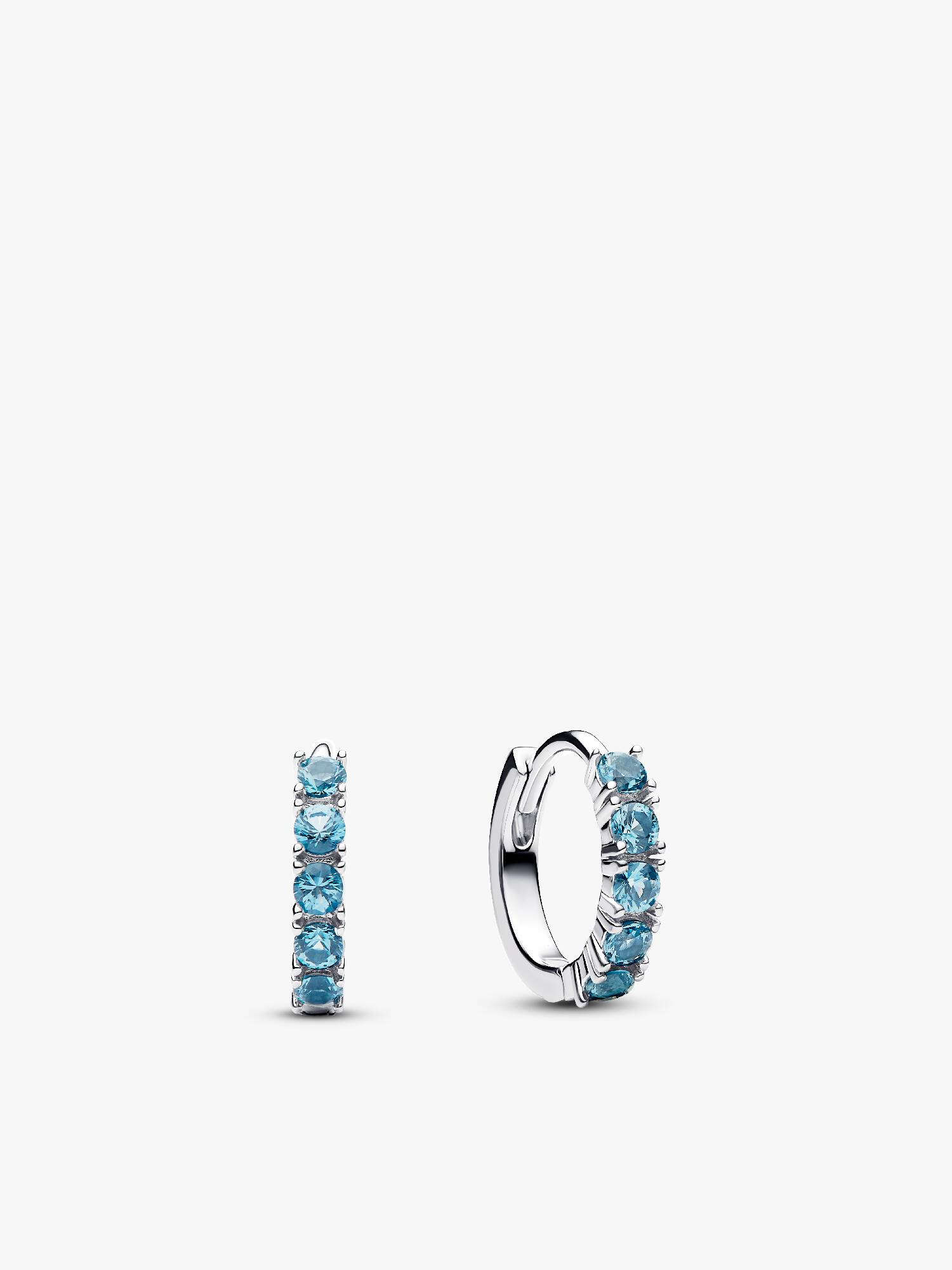 Aros Huggie Azul Claro