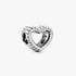 Charm corazón abierto con cuentas Charm corazón abierto con cuentas