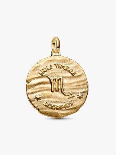 Charm Medallón grande signo del zodíaco Escorpio