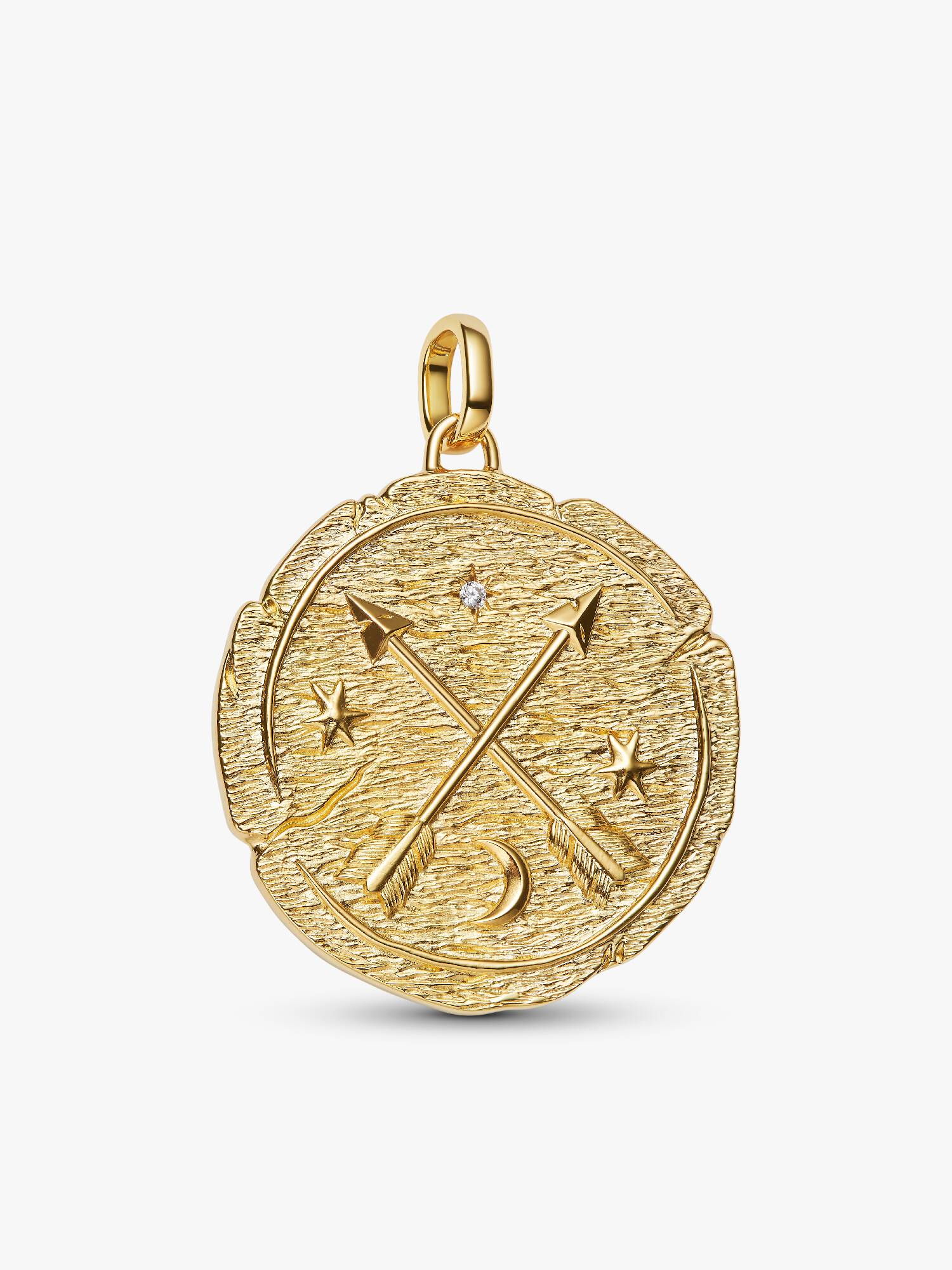 Charm Medallón Flechas Cruzadas Oversized
