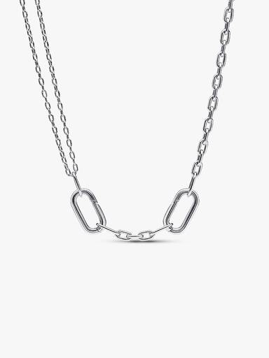 Collar de Cadena de Eslabones Doble Link Pandora ME