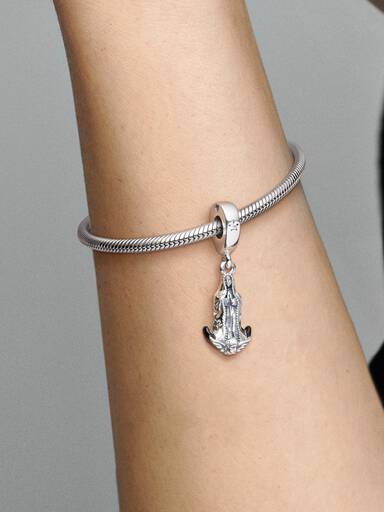 Charm Colgante En Plata De Ley Virgen De Guadalupe