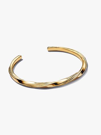 Brazalete rígido abierto retorcido